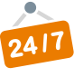 You're open 24/7